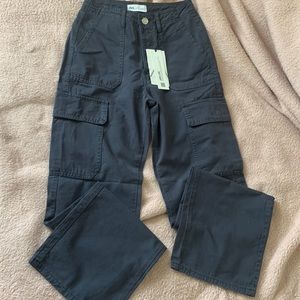 Zara Cargo Wide Leg 0/32